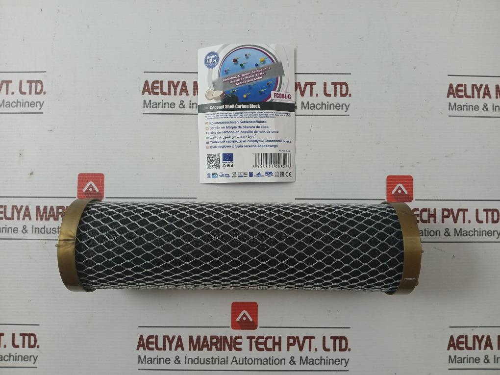 Block Carbon Cartridge With Antimicrobial Agent Xp-fccbl-g-1 Aquafilter