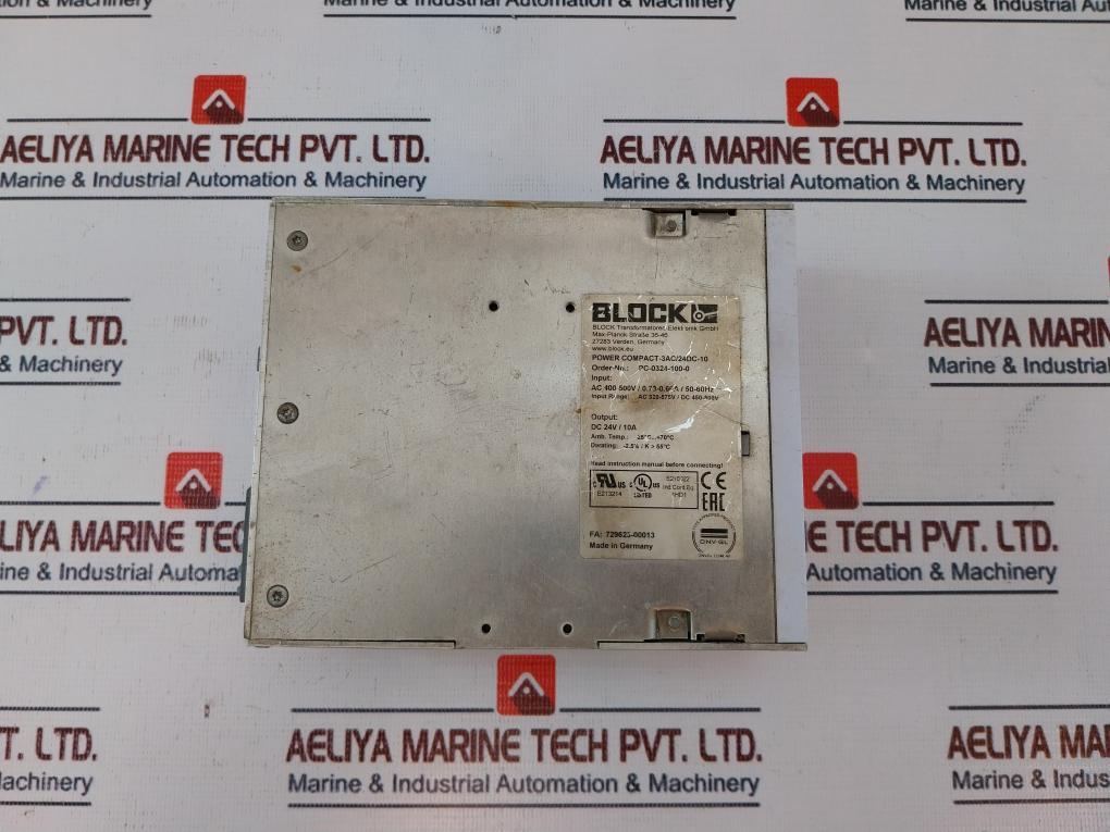 Block Pc-0324-100-0 Power Supply Unit