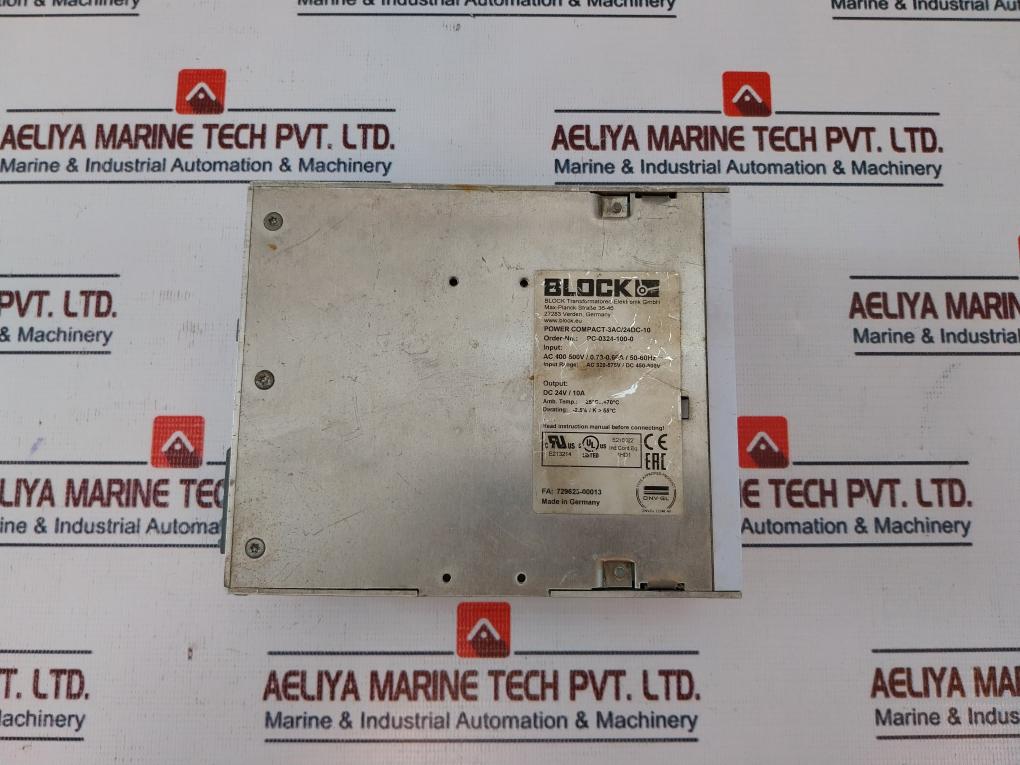 Block Pc-0324-100-0 Power Supply Unit