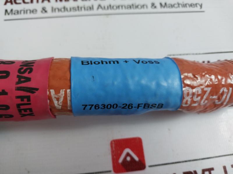 Blohm + Voss 776300-27-fbsb Hydraulic Hose Assembly For Connection