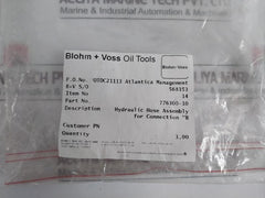 Blohm + Voss 776300-27-fbsb Hydraulic Hose Assembly For Connection