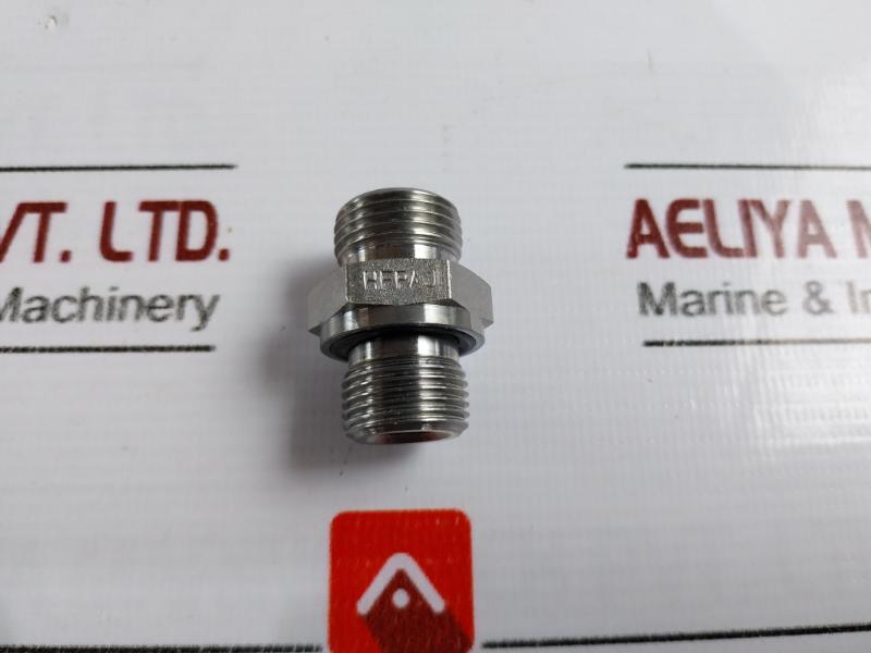 Blohm + Voss Oil Tools Hfpaj Straight Male Stud Coupling, 755373, 3/8