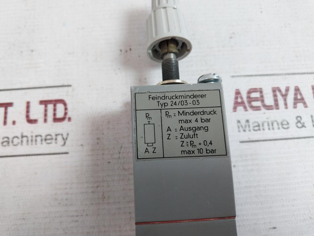 Bmg 24/03-03 Fine Pressure Reducer 224-100-016