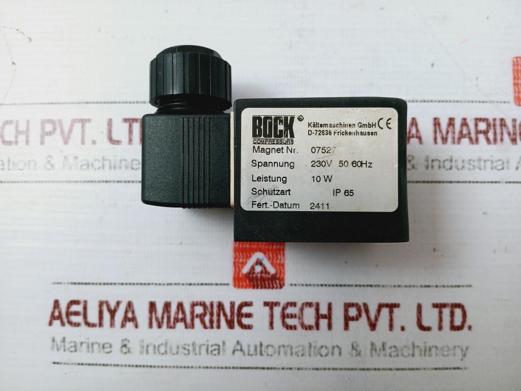 Bock 07527 Solenoid Coil 230V 50/60Hz 10W