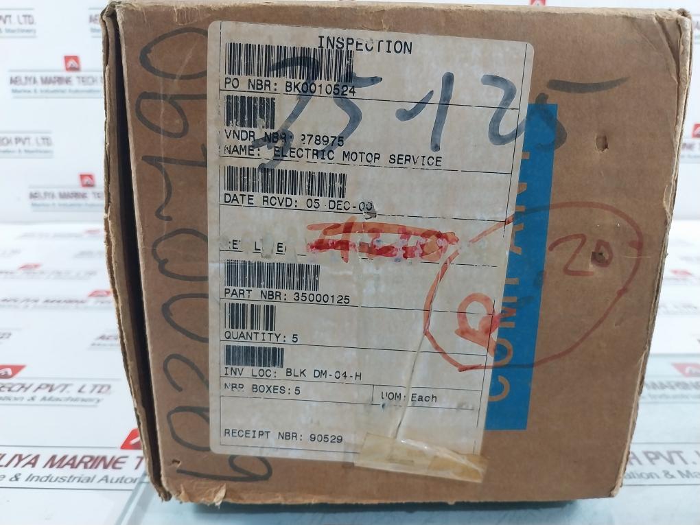 Bodine 34X3BEBL-W2 Gear Motor 24VDC 9.6A 1/5HP 122RPM 46LB-IN