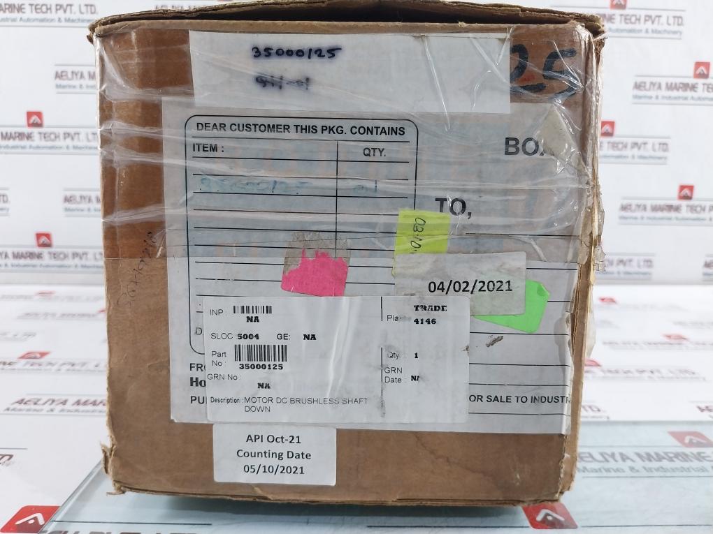 Bodine 34X3BEBL-W2 Gear Motor 24VDC 9.6A 1/5HP 122RPM 46LB-IN