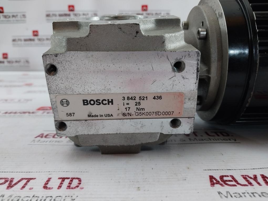 Bodine Electric 42Y6Bfpp Ac Gearmotor 8981001829 0.210 Kw Iec-34-1 Ip44 17Nm