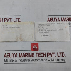 Body Bonnet Gasket For Cryogenic Cargo Valve 155/02 Poyam