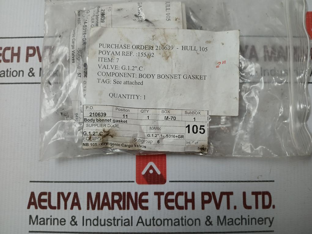 Body Bonnet Gasket G.1.2
