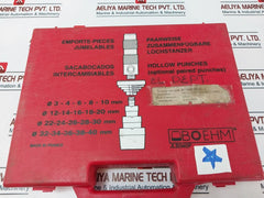Boehm Jlb340P Hollow Punches Set (Incomplete)