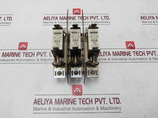 Bogenschutz Nh-c00 Fuse Holder With Fuse 20A 500V Gl-gi 120 Ka