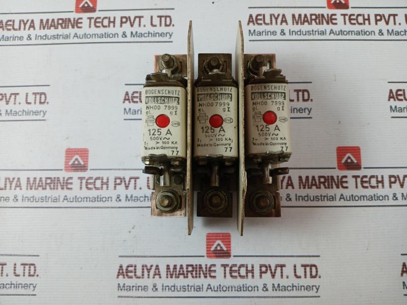 Bogenschutz Nh00 7999 Fuse Link 125A 500V 100 Ka