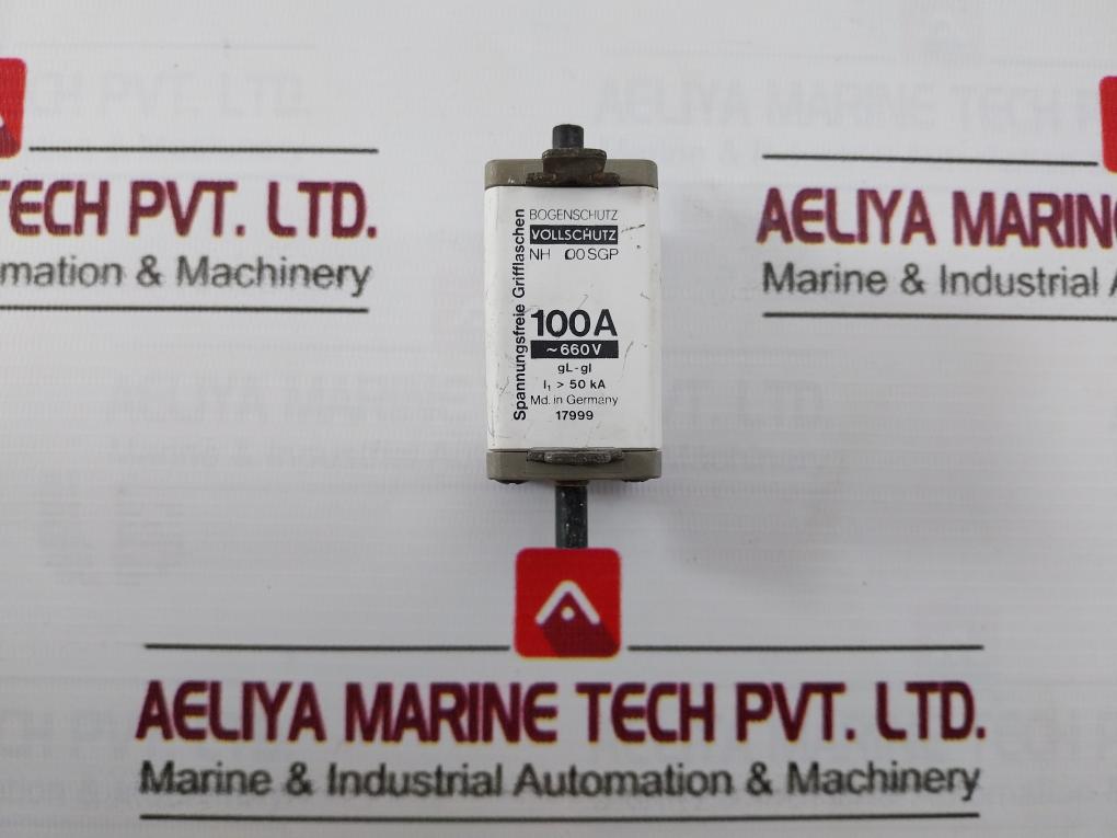 Bogenschutz Nh 00Sgp Fuse Vollschutz/Full Protection 100A 660V