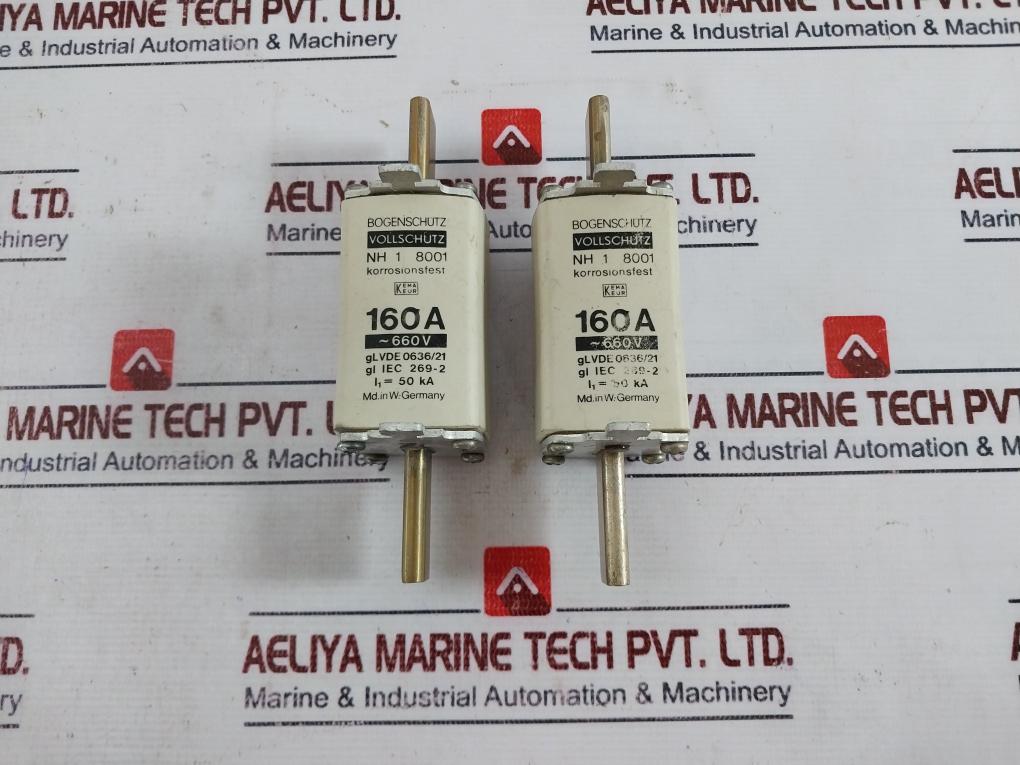Bogenschutz Nh 1 8001 Fuse Full Protection Corrosion Resistant 160 A 660v