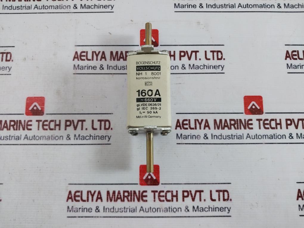 Bogenschutz Nh 1 8001 Fuse Full Protection Corrosion Resistant 160 A 660v