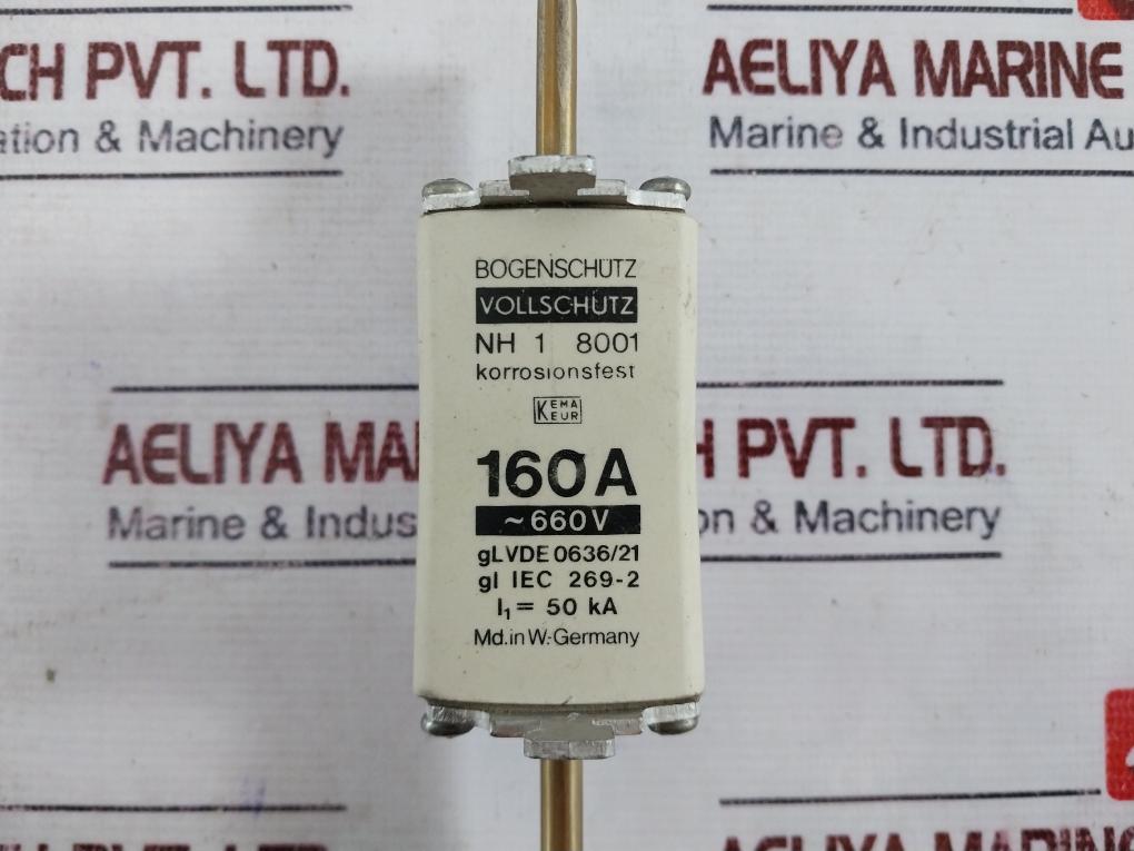 Bogenschutz Nh 1 8001 Fuse Full Protection Corrosion Resistant 160 A 660v