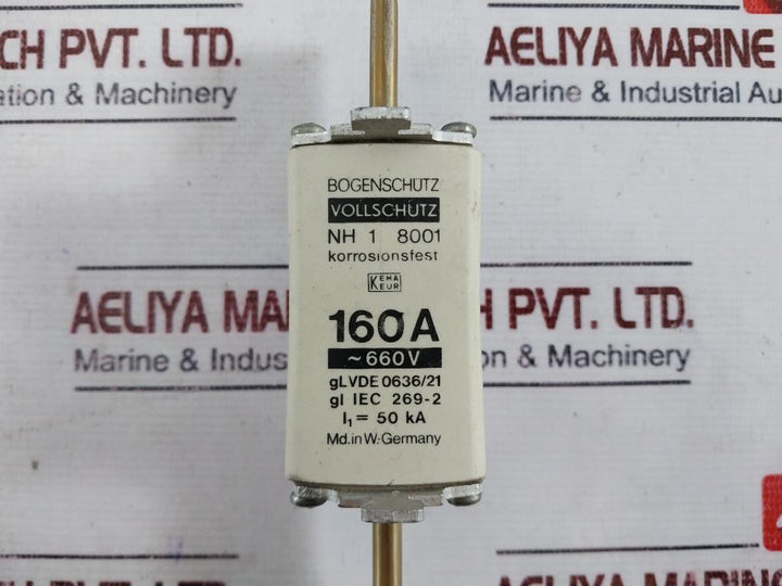 Bogenschutz Nh 1 8001 Fuse Full Protection Corrosion Resistant 160 A 660v