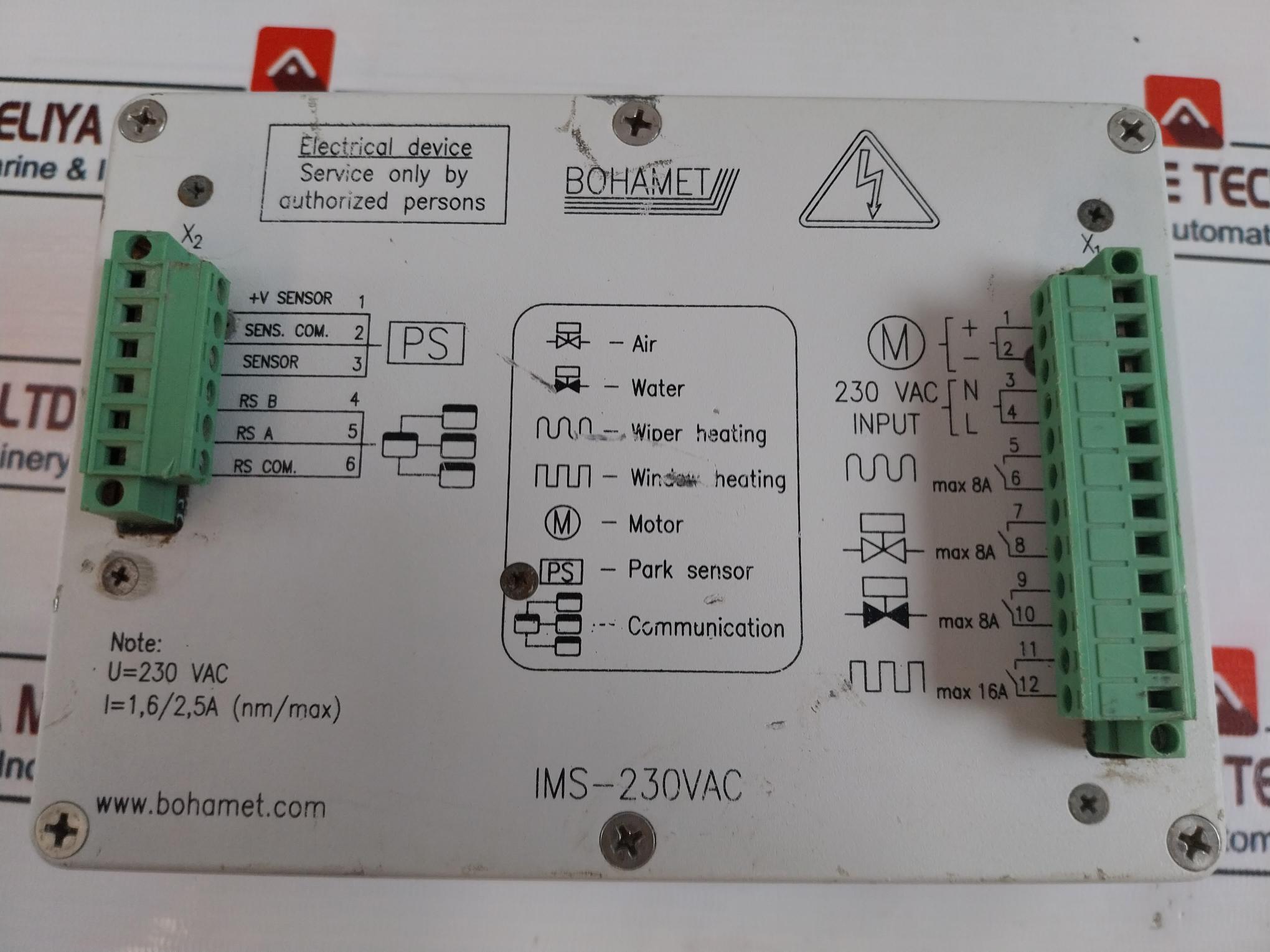 Bohamet Ims-230vac Power Supply 230vac