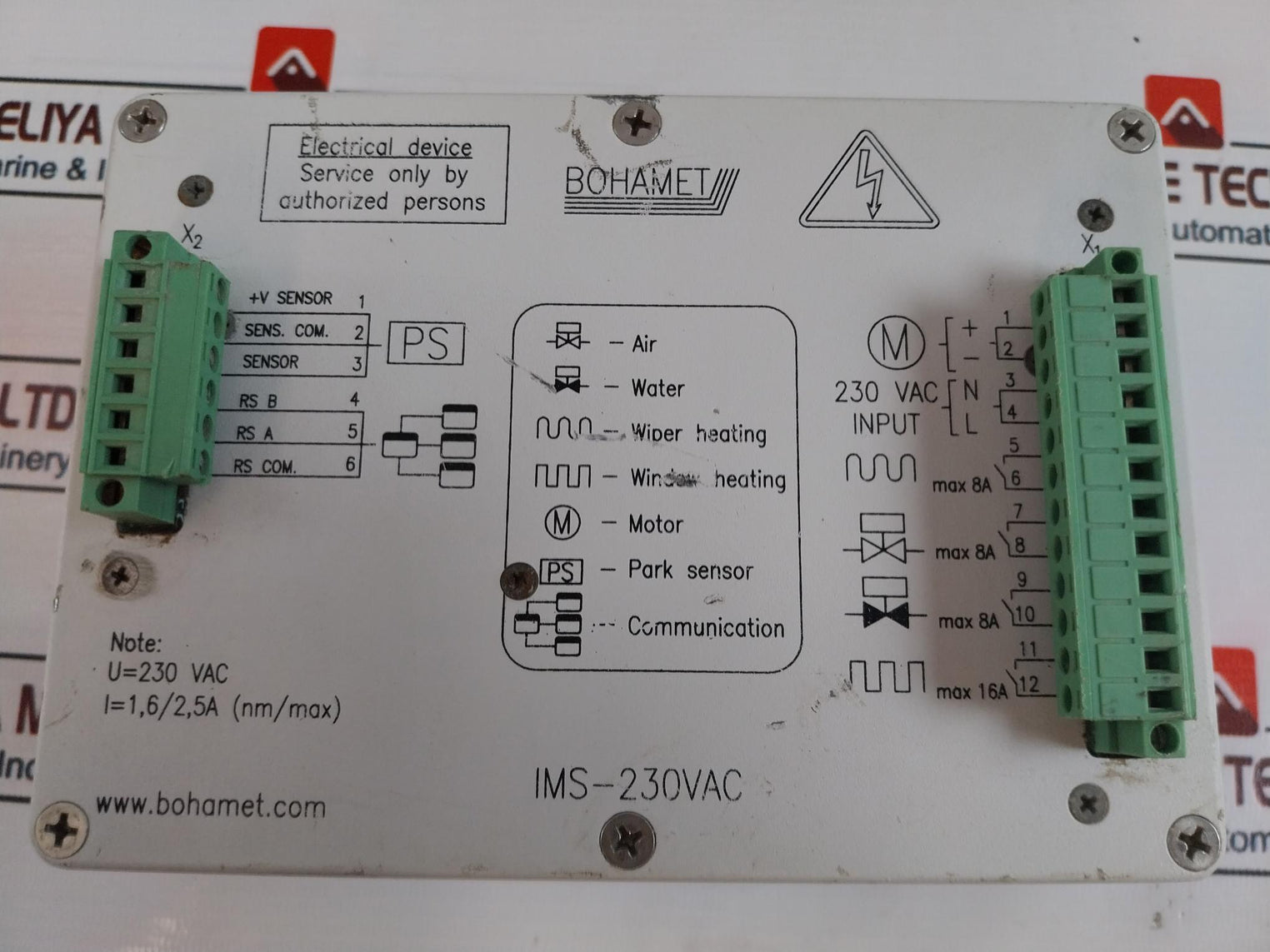 Bohamet Ims-230vac Power Supply 230vac