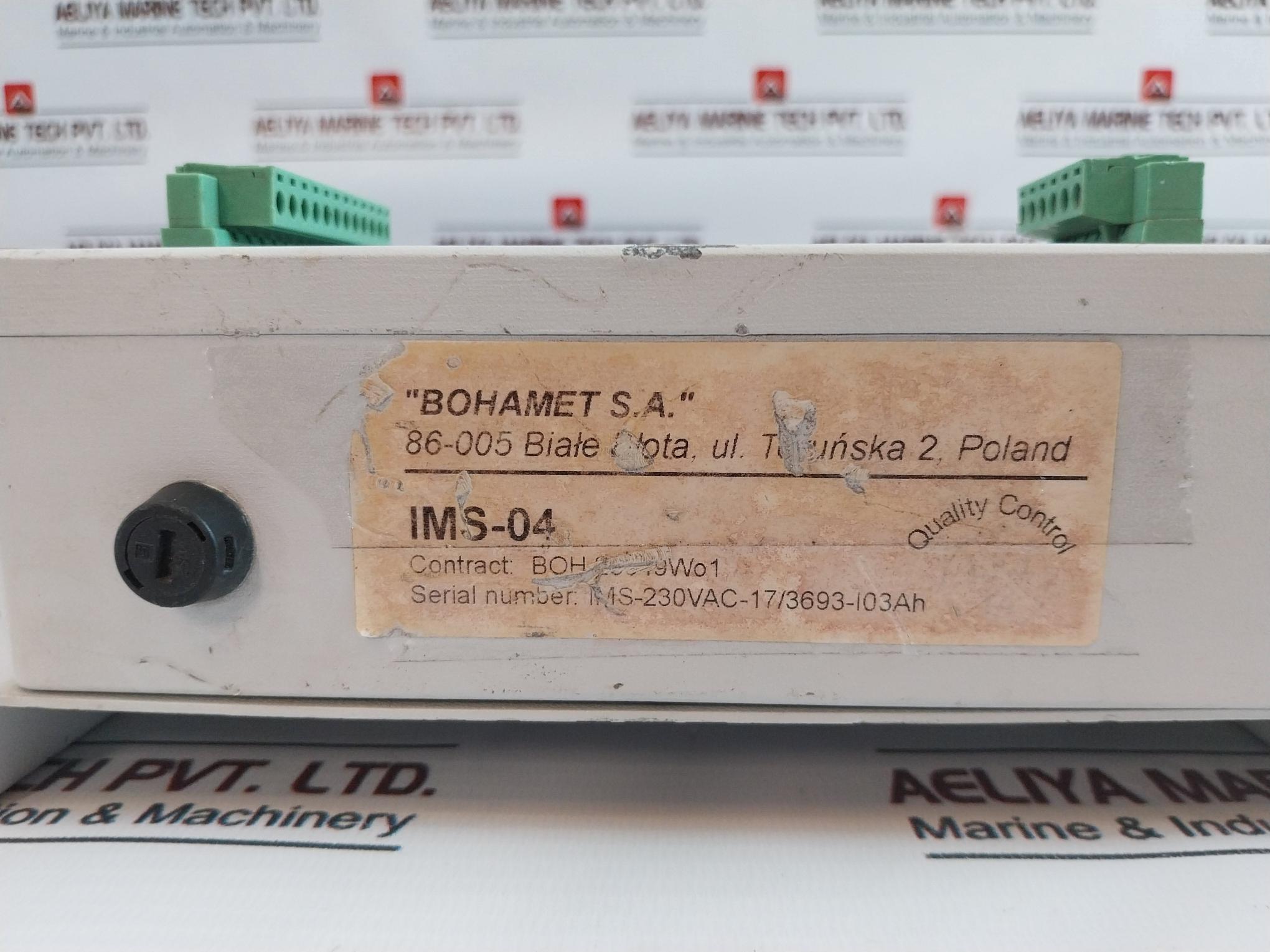 Bohamet Ims-230vac Power Supply 230vac