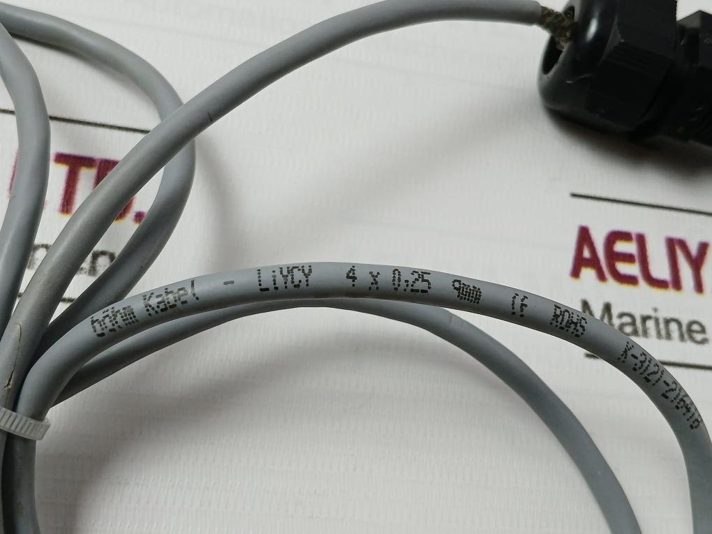 Bohm Kabel Liycy 4X0,25 Overload Limit Switch W/ Shielded Control Cable 1.Mt 9Mm