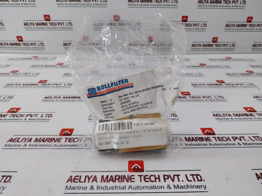 Boll Filter 341l9534 5/2 Way Solenoid Valve 2656655