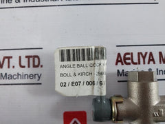 Boll & Kirch 2560356 Angle Ball Cock-r1/4”