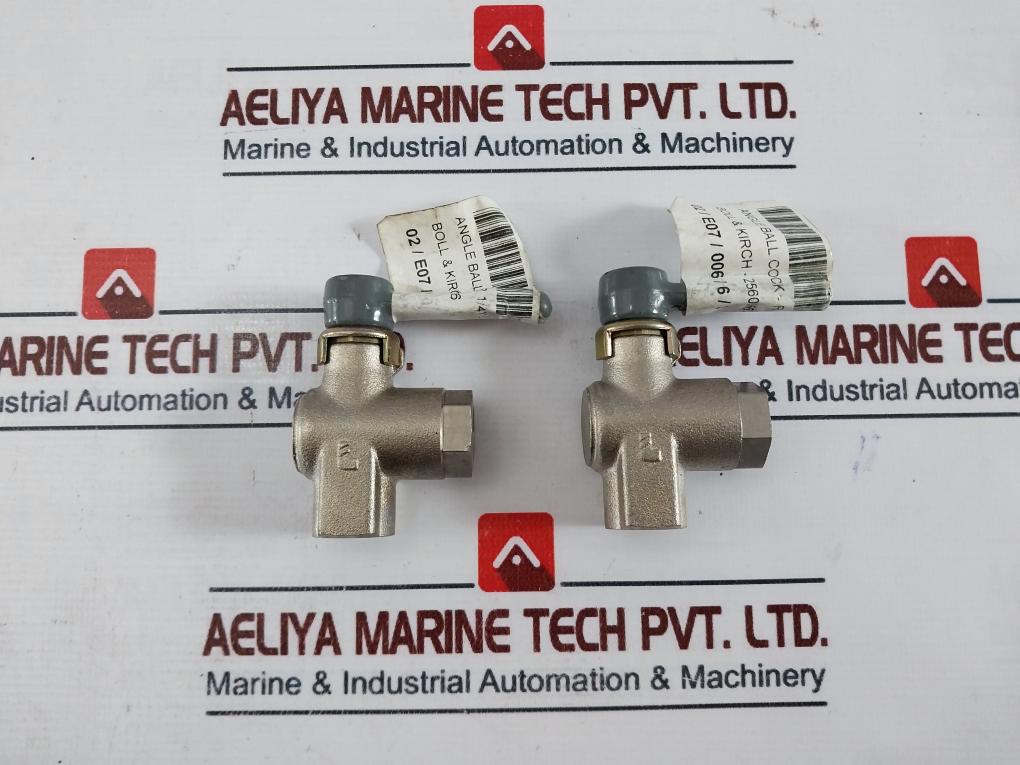 Boll & Kirch 2560356 Angle Ball Cock-r1/4”