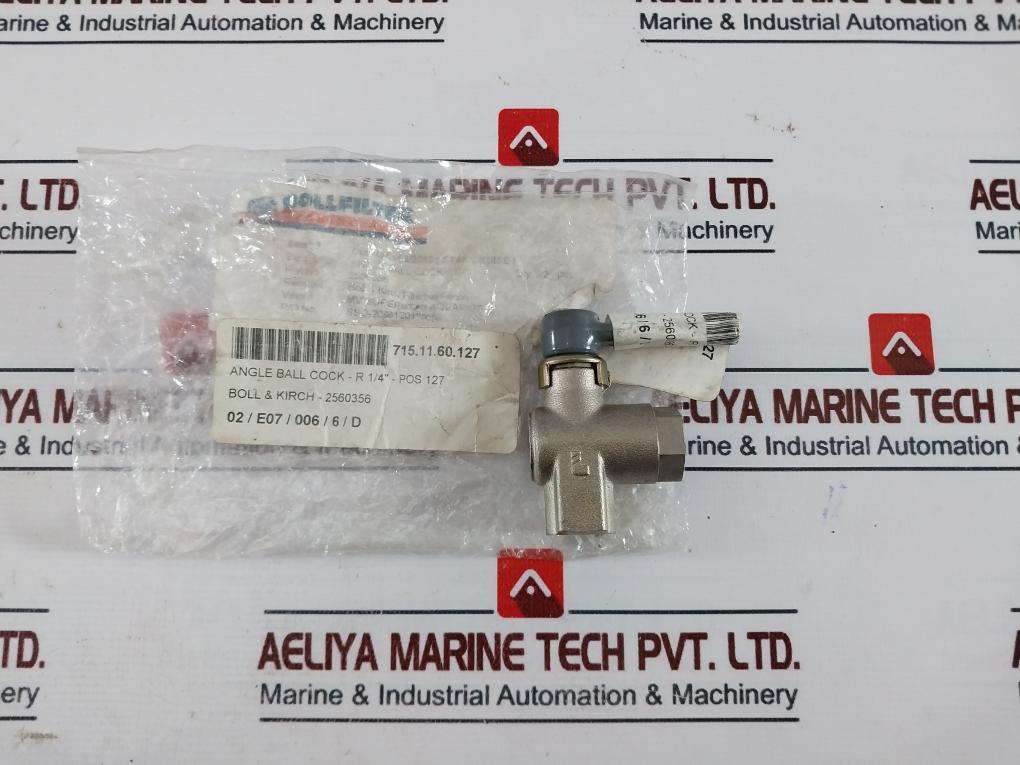Boll & Kirch 2560356 Angle Ball Cock-r1/4”