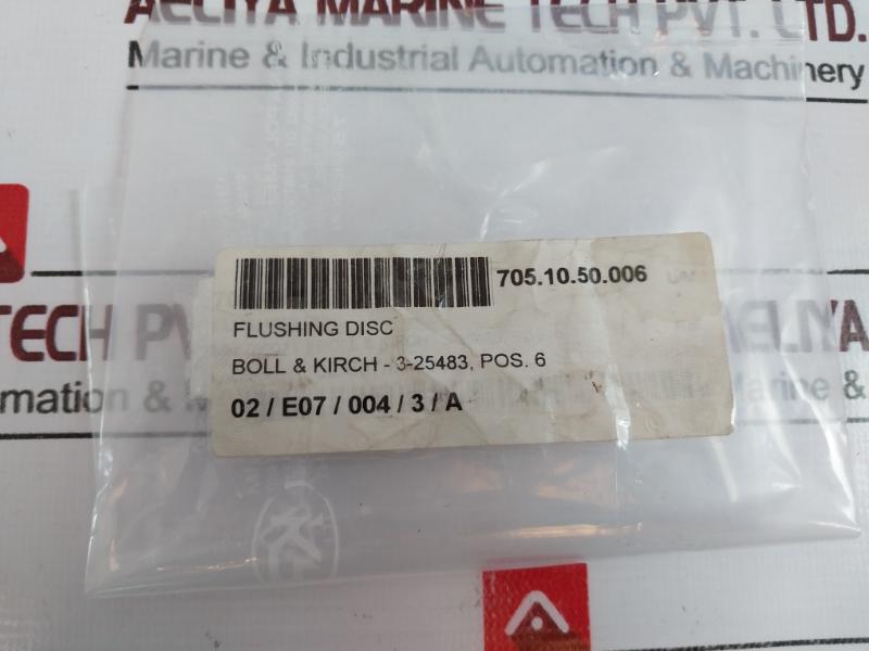 Boll & Kirch 3-25483 Flushing Disc, Pos.6