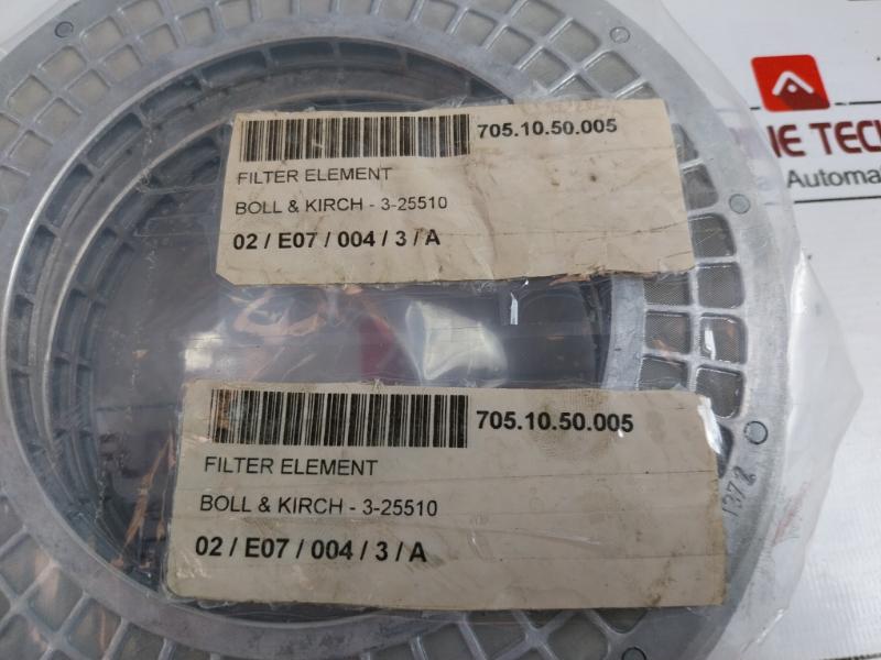 Boll & Kirch 3-25510 Boll Filter Element Fuel Oil Backflush 705.10.50.005
