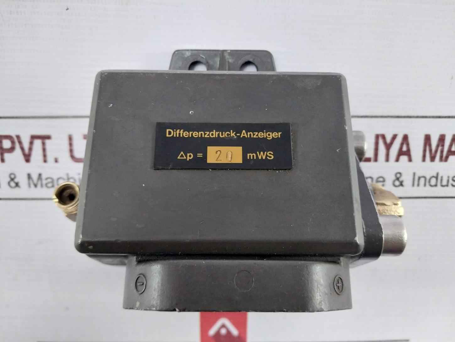 Boll & Kirch 4.36.1 Differential Pressure Indicator 20908 20914 20 Mws