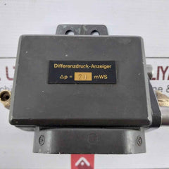 Boll & Kirch 4.36.1 Differential Pressure Indicator 20908 20914 20 Mws