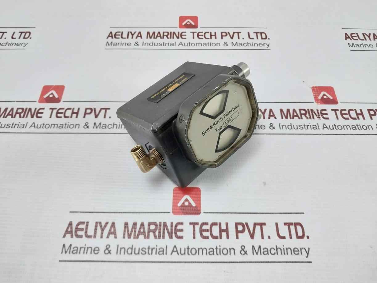 Boll & Kirch 4.36.1 Differential Pressure Indicator 20908 20914 20 Mws