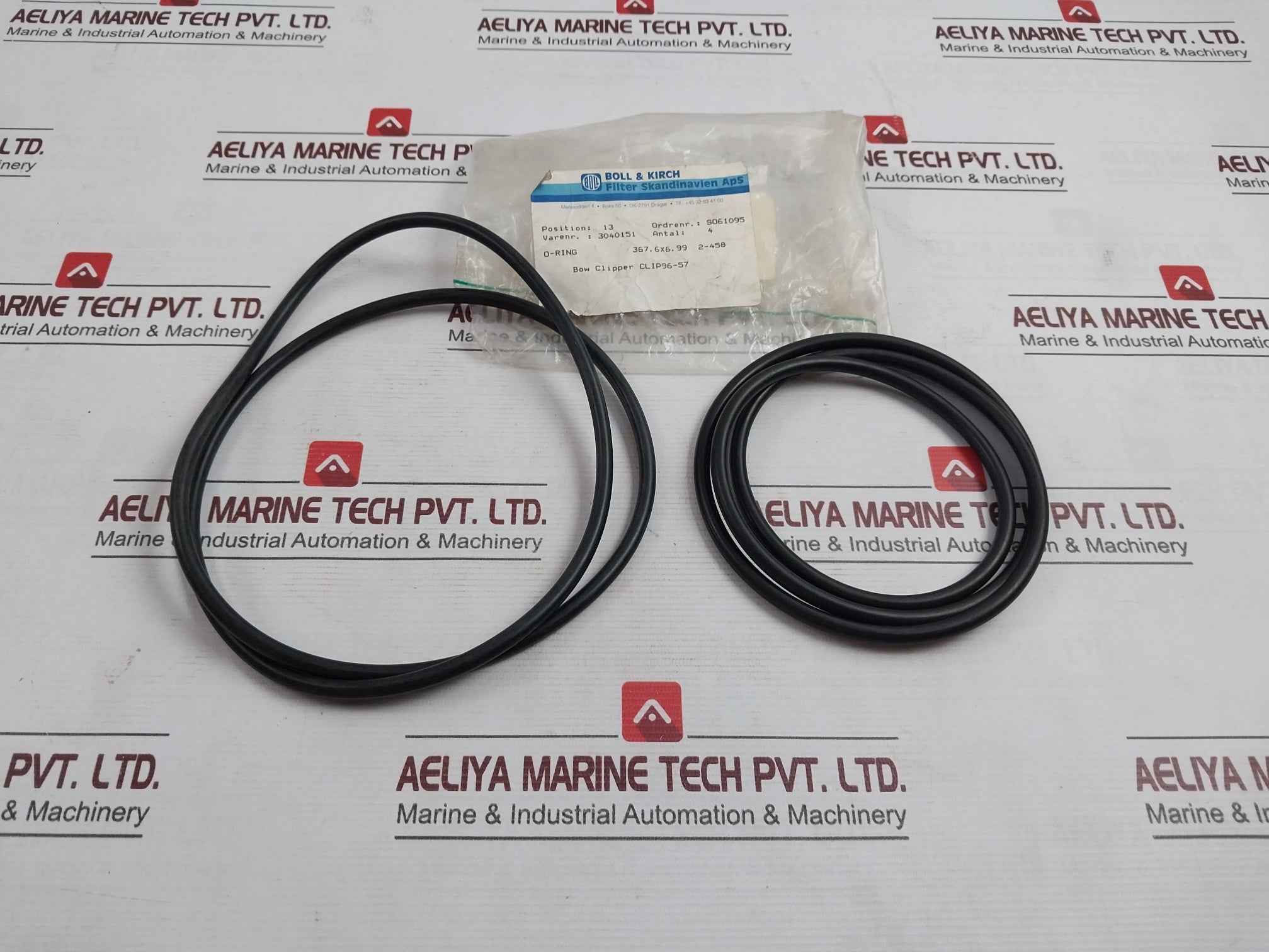 Boll & Kirch 3040151 Bow Clipper O-ring Gasket Clip96-57 S061095