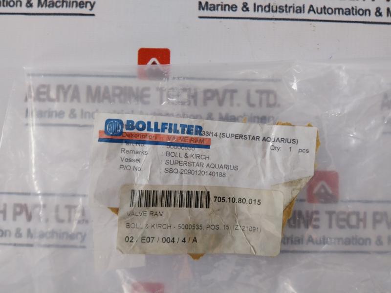 Boll & Kirch 50000535 Valve Ram 6.72 Dn40