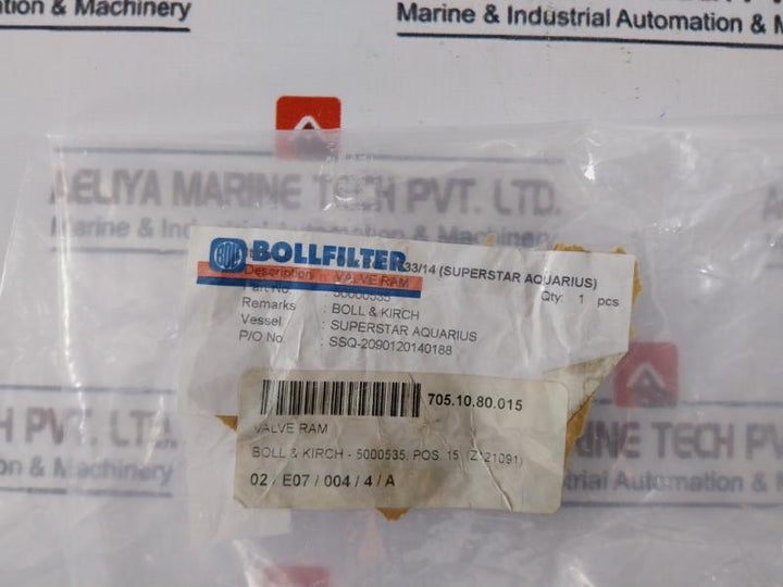 Boll & Kirch 50000535 Valve Ram 6.72 Dn40