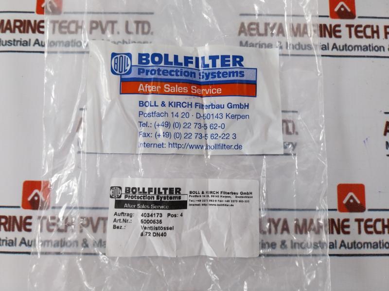 Boll & Kirch 50000535 Valve Ram 6.72 Dn40