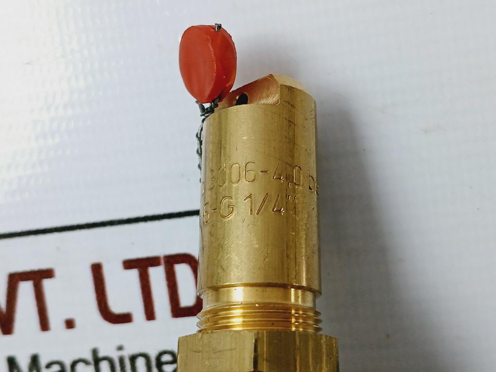 Bollfilter 2660037 Safety Valve 3006-4.0 Bar Dn 6-g 1/4"