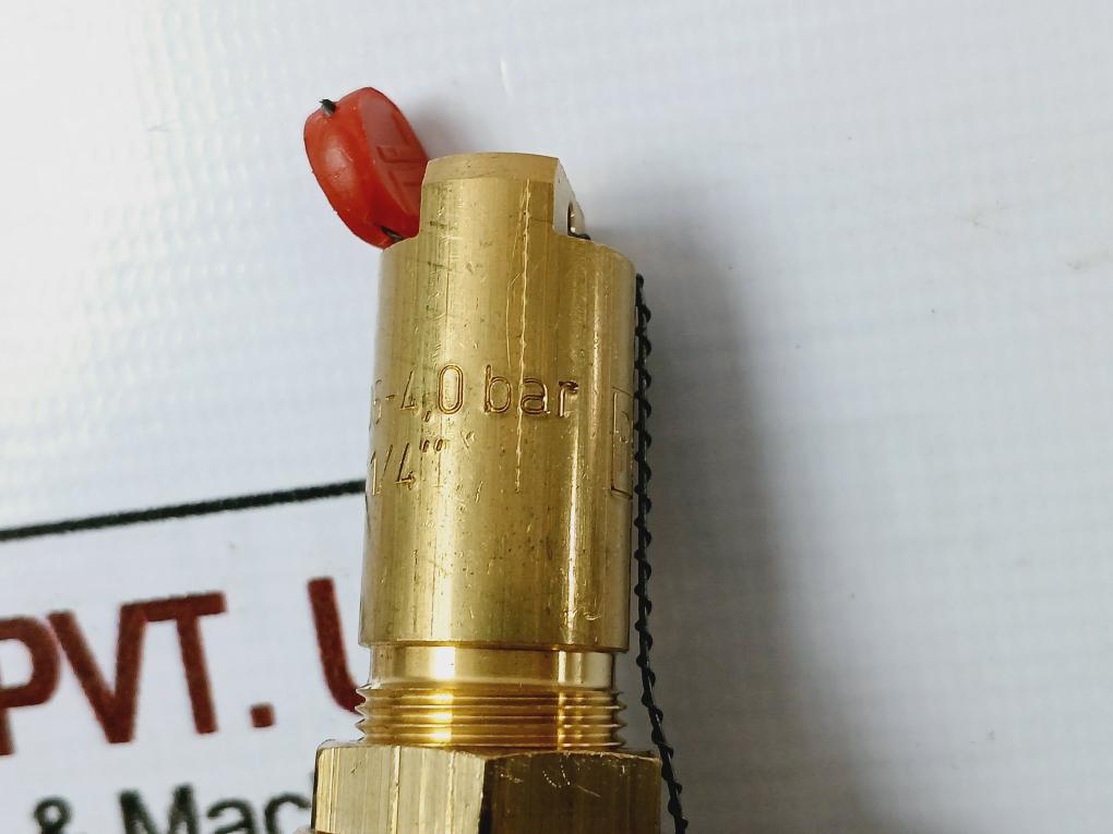 Bollfilter 2660037 Safety Valve 3006-4.0 Bar Dn 6-g 1/4"