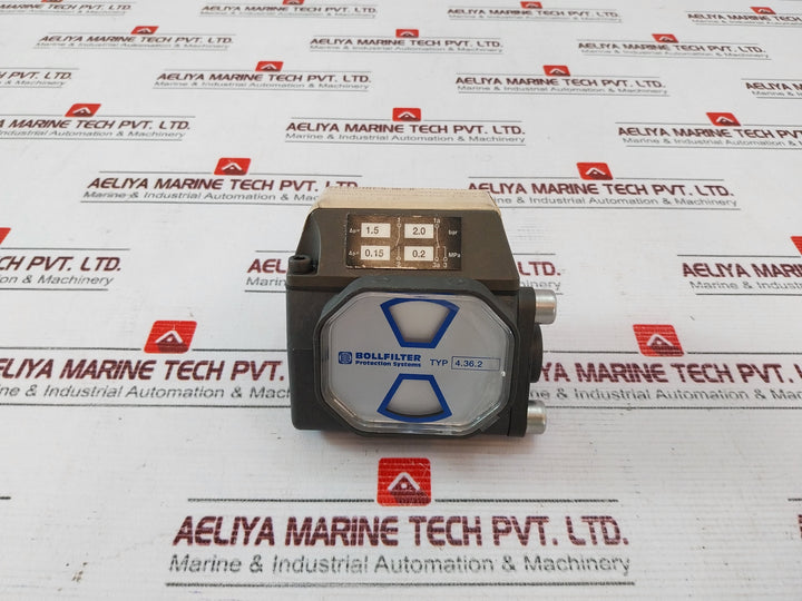 Bollfilter 4.36.2 Different Pressure Contact Indicator