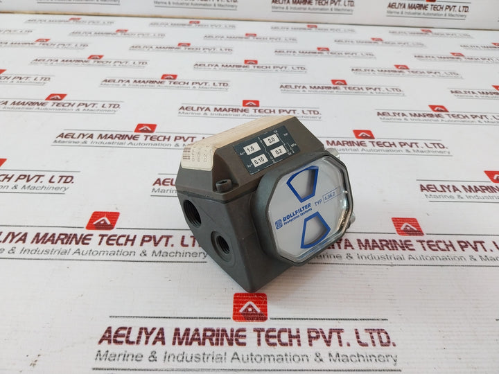 Bollfilter 4.36.2 Different Pressure Contact Indicator