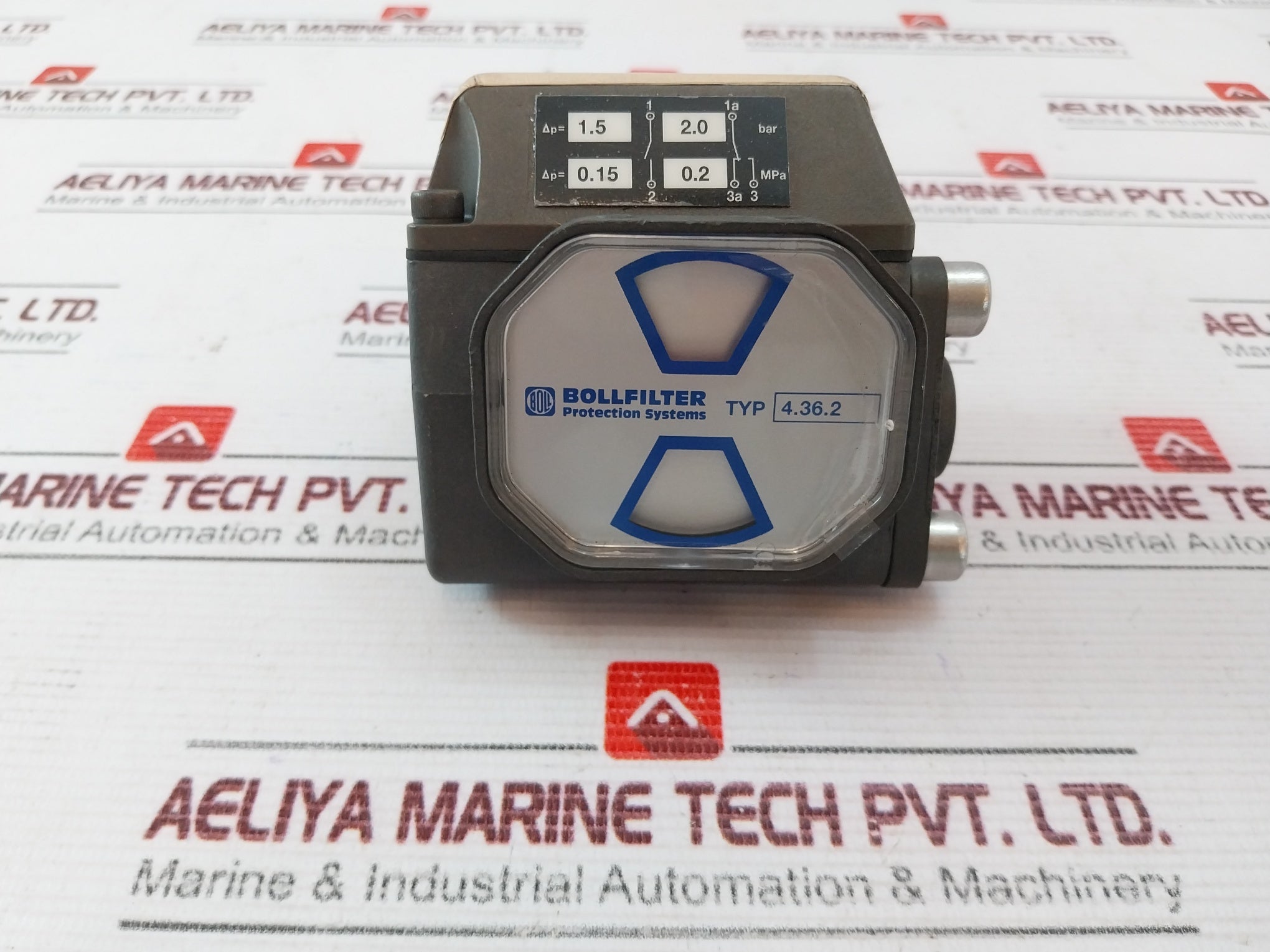 Bollfilter 4.36.2 Different Pressure Contact Indicator