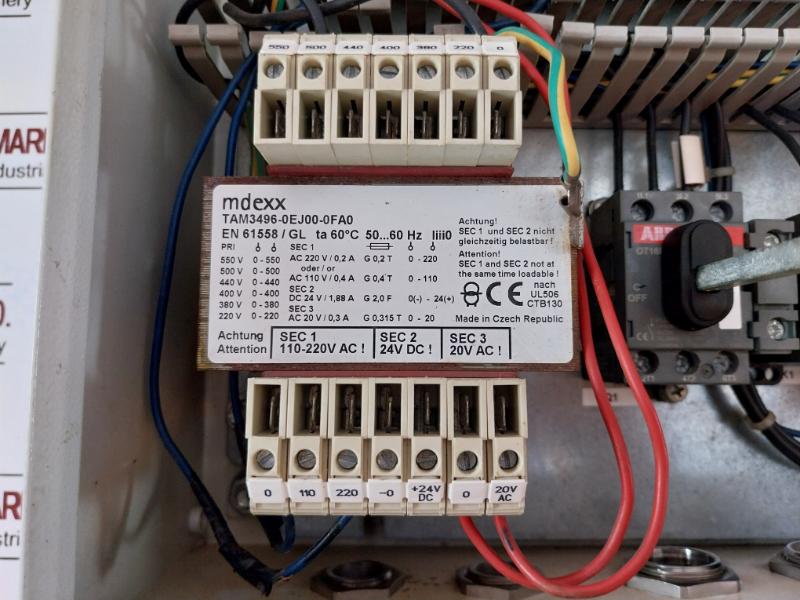 Bollfilter 430 2200 Electronic Control Box 220V-550V/50Hz-60Hz