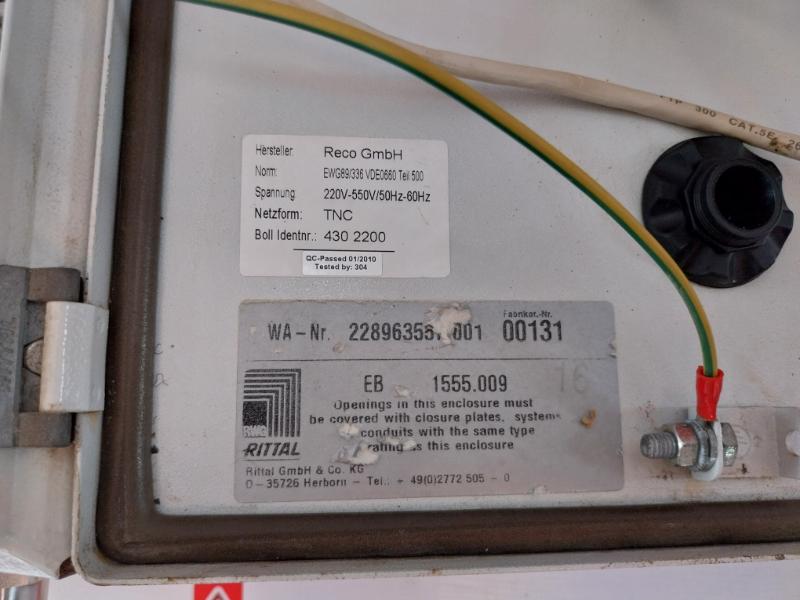 Bollfilter 430 2200 Electronic Control Box 220V-550V/50Hz-60Hz