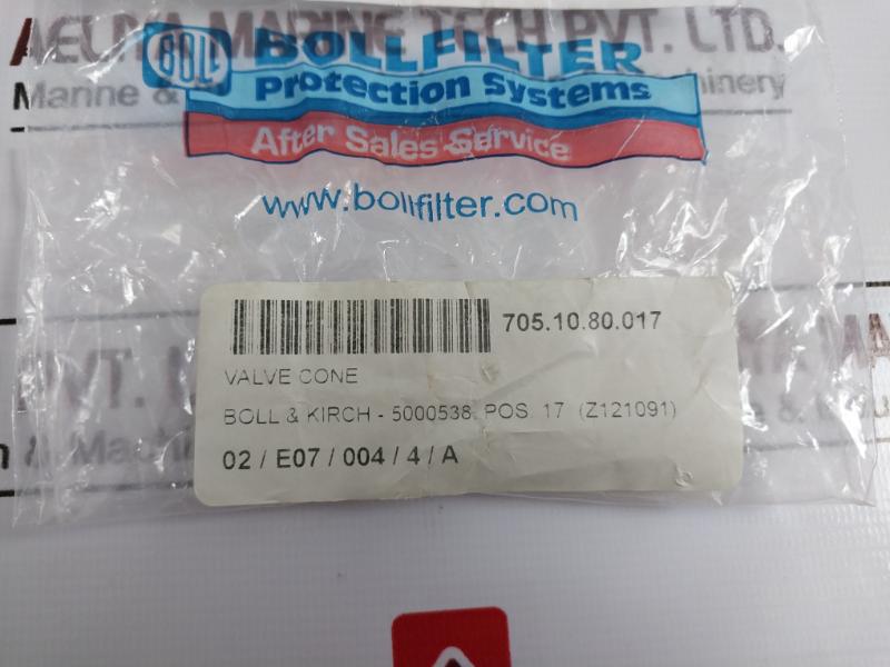 Bollfilter 5000538 Valve Cone Boll & Kirch Pos.17 705.10.80.017