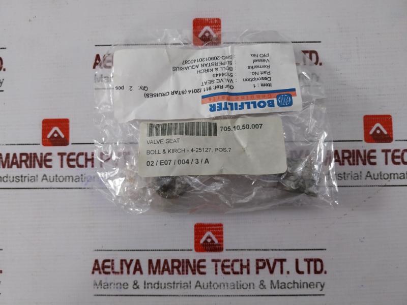 Bollfilter 5104443 Valve Seat 4-25127, Pos. 7