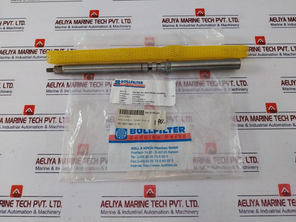 Bollfilter 5402906 Piston Rod Shaft Stainless Steel