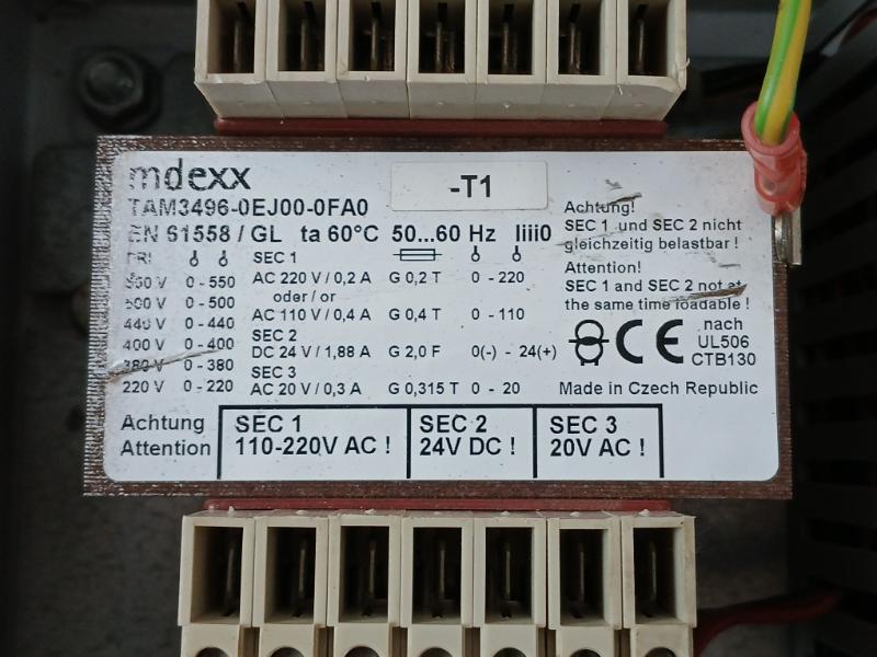 Bollfilter Bk2200 Protection System Control Panel 60580018 220V-550V/50Hz-60Hz