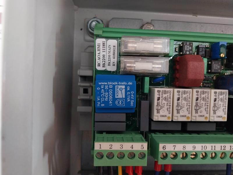 Bollfilter Bk2200 Protection Systems Operator Panel 220V-550V/50Hz-60Hz 94V-0